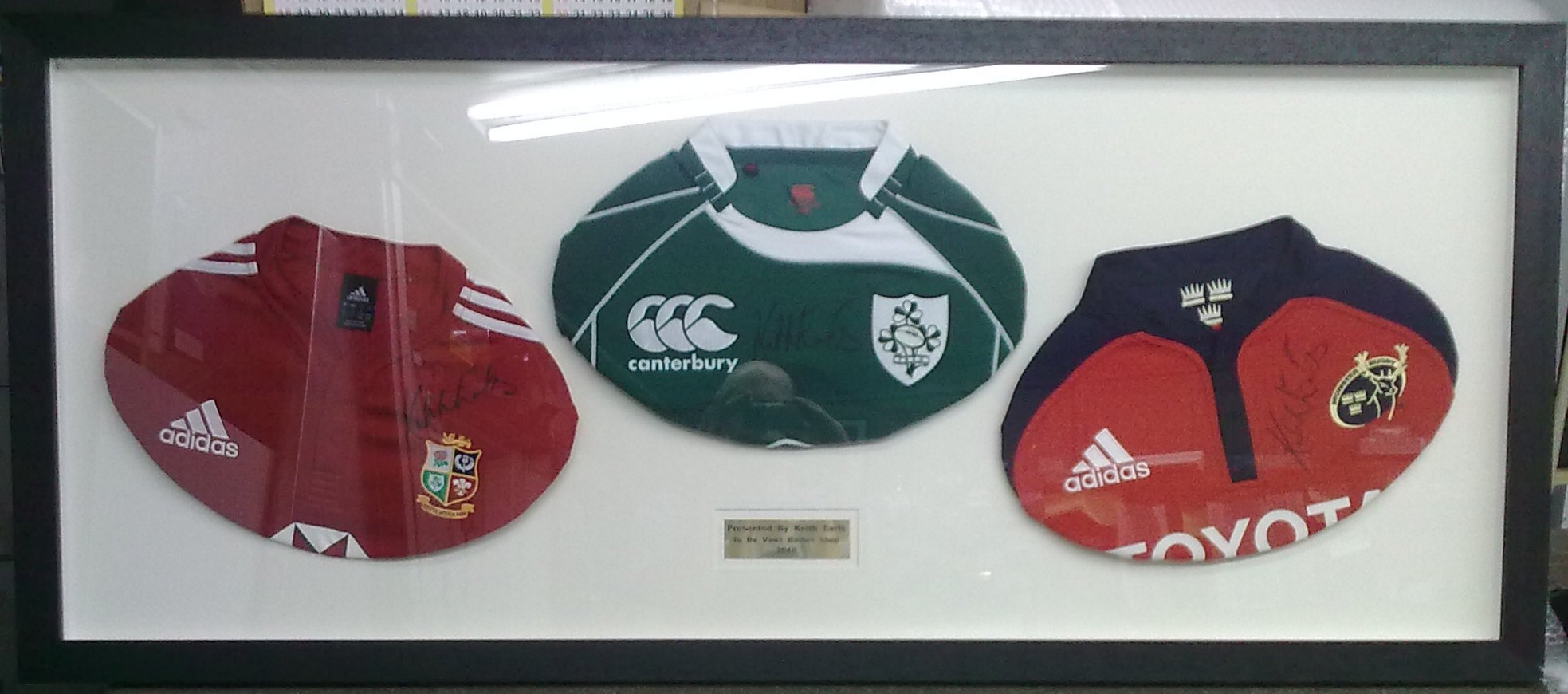 Framed Rugby Rugby Ball Framed Sports Memorabilia Framing Ideas for