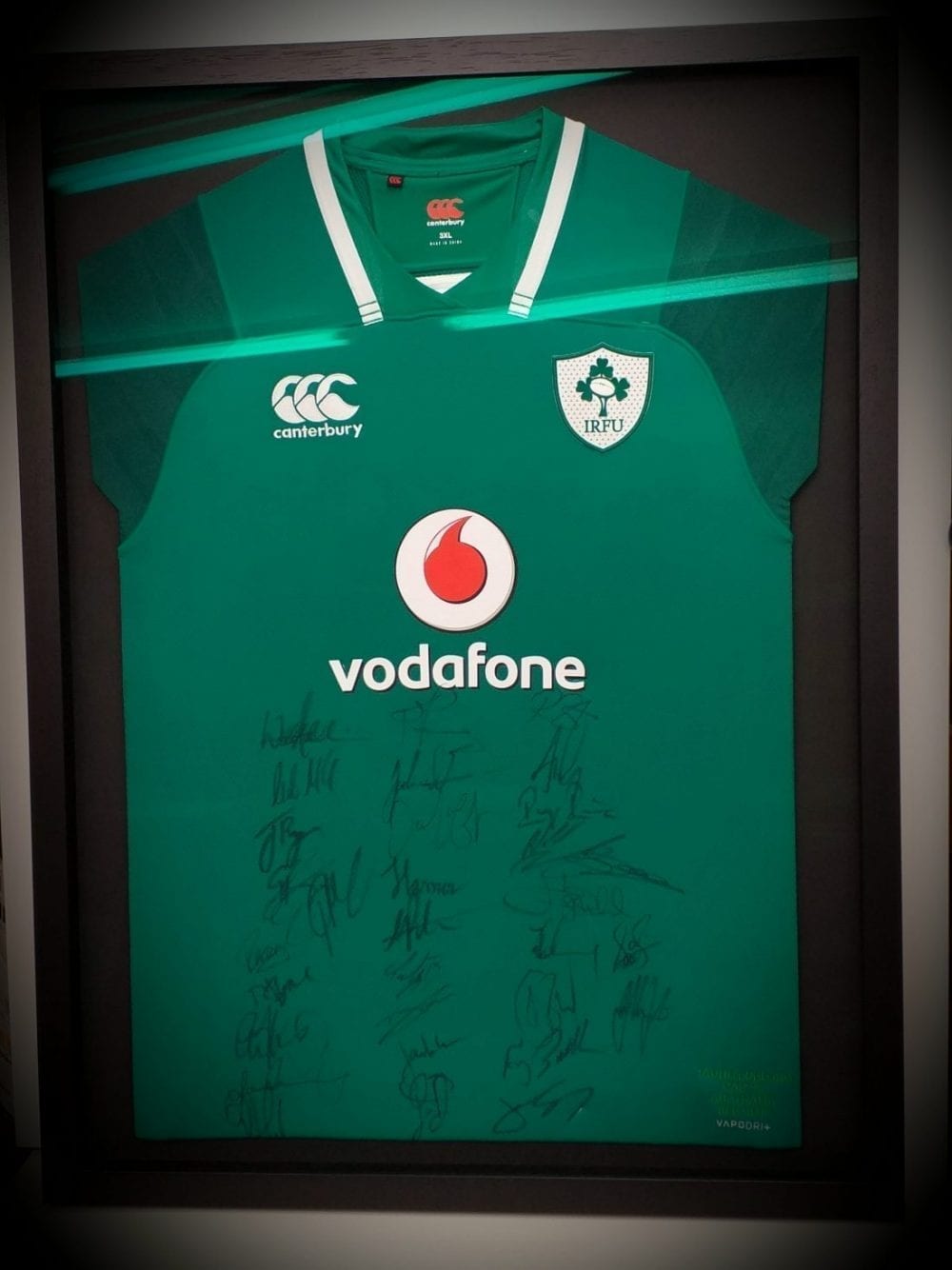 Framed Irish Rugby Jersey