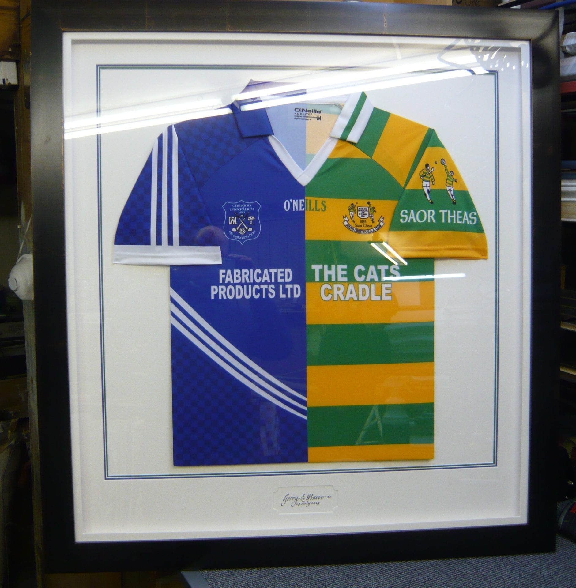 framed jersey in classic frame