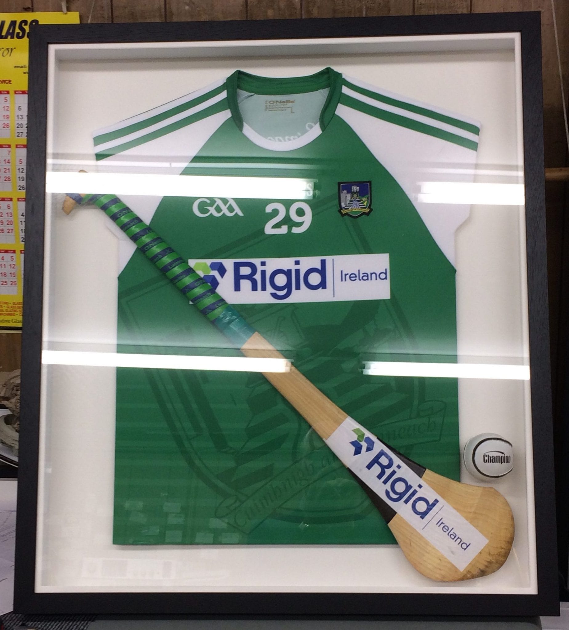 framed jersey with hurley