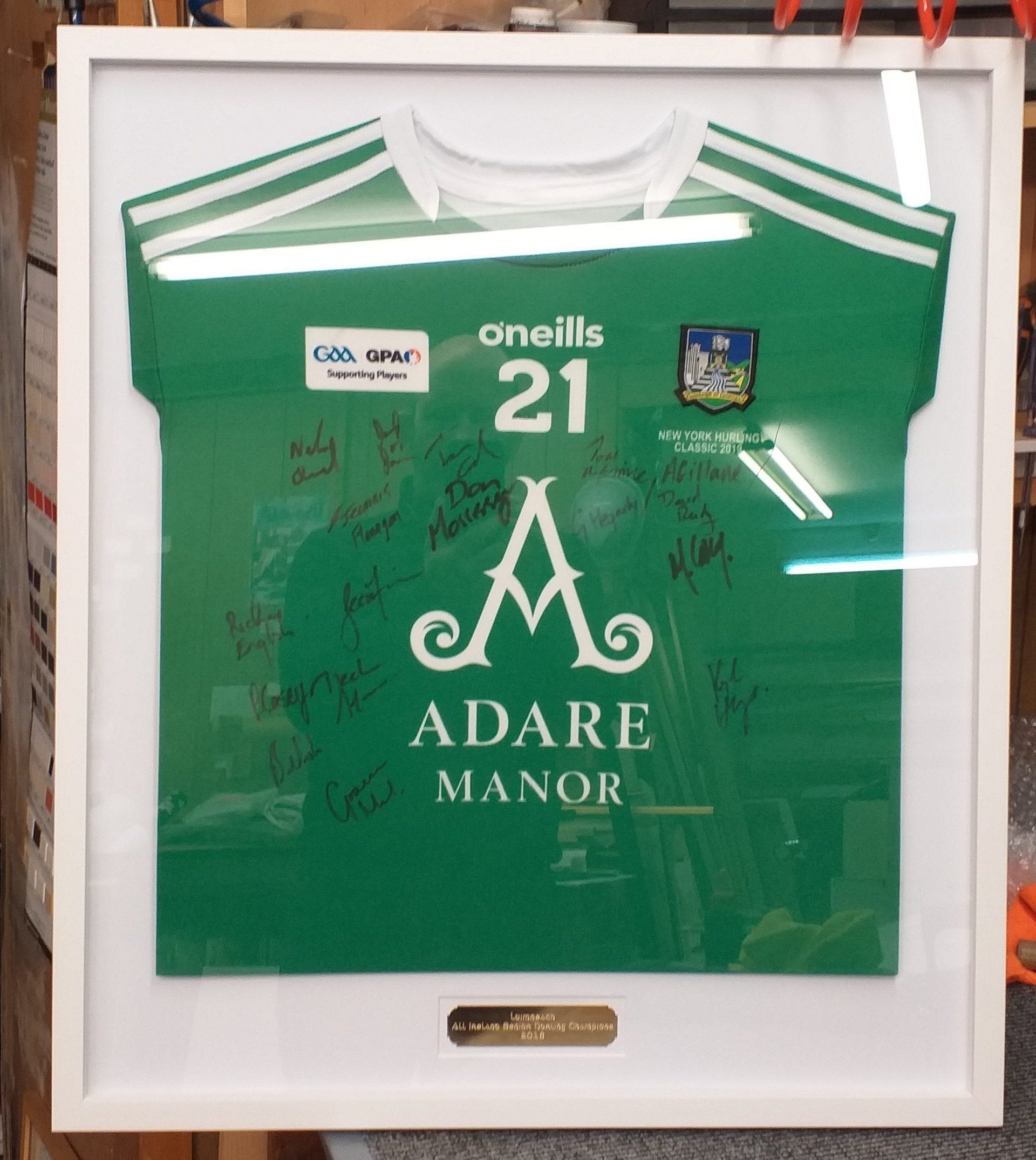 framed limerick jersey