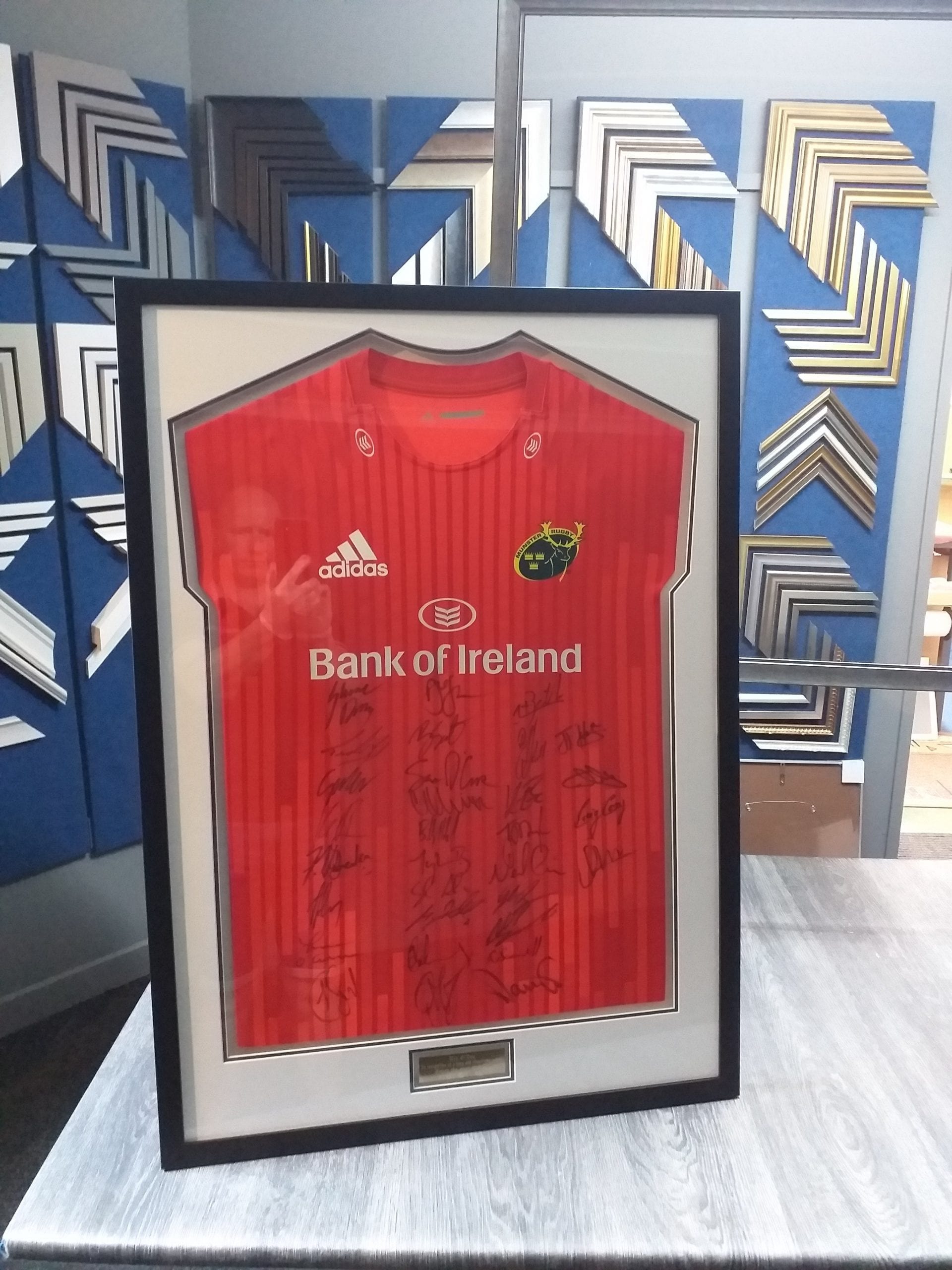 framed munster jersey